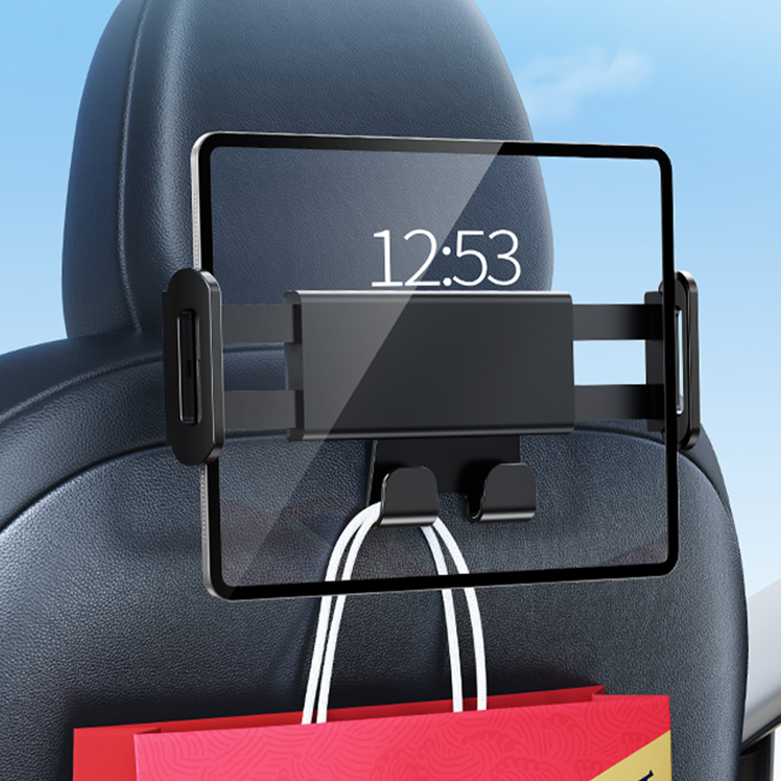 Tesla Tablet Accessories - ขาตั้งที่นั่งเบาะหลังรถยนต์ hipacool สำหรับ Tesla 2 in