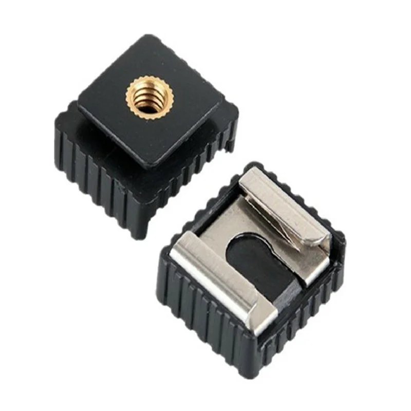 Hotwav Tablet Accessories - 1 ชิ้นอะแดปเตอร์รองเท้าร้อนเย็นมาตรฐาน Hotshoe ถึง 1/4 สกรู