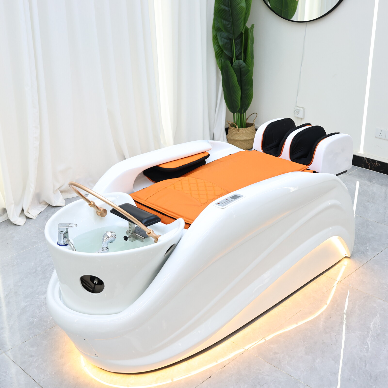 Massage Table Accessories Uk - เตียงสระผมนวดอัจฉริยะ, เตียงสระผม, โต๊ะนวด, เฟอร์นิเจอร์สปาผมระดับพรีเมียมสำหรับร้านทำผมสุดหรู