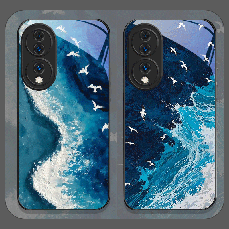 Huawei Mate 60 - เคสโทรศัพท์มือถือลายคลื่นทะเลสีฟ้าฤดูร้อน สำหรับ Huawei Nova 13 Pro