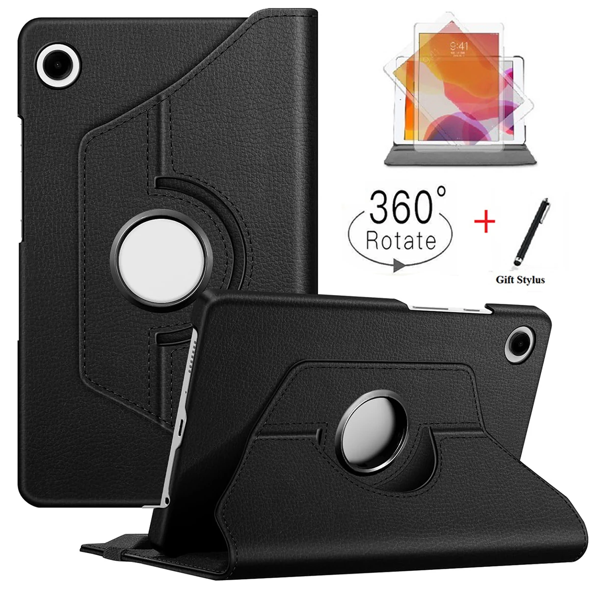 Samsung Tablet A9 Accessories - เคสหมุนได้สำหรับ Samsung Galaxy 2023 Tab A9
