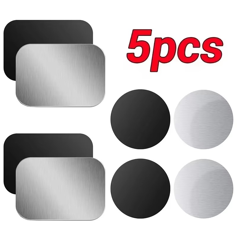 Tablet Accessories For Car - 1-10PCS ที่วางโทรศัพท์ในรถยนต์แบบแม่เหล็กอเนกประสงค์แผ่นดิสก์สติกเกอร์แผ่นโลหะแม่เหล็กสำหรับที่วางโทรศัพท์แบบแม่เหล็กสำหรับโทรศัพท์มือถือแท็บเล็ต