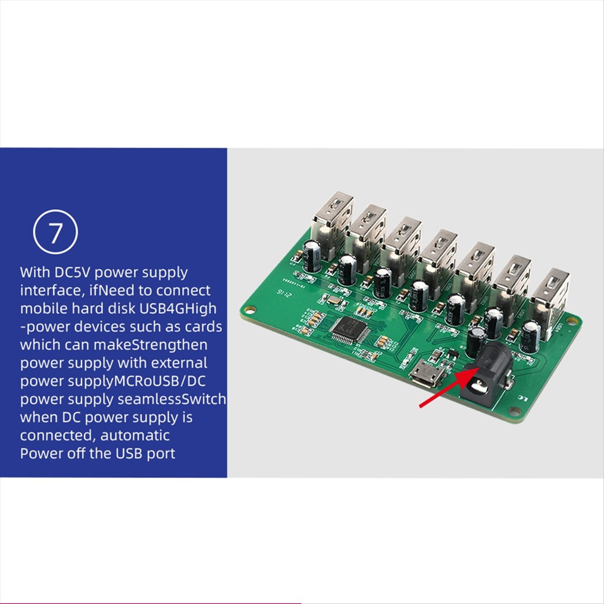 Usb Hub Type C - A85P DC5V Type-C USB 2.0 HUB