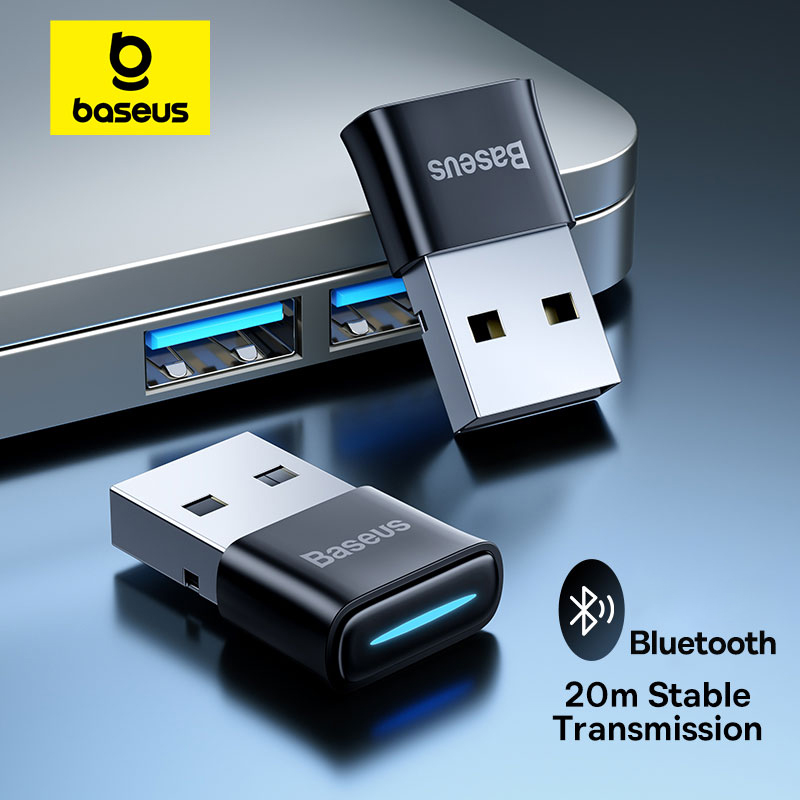 Accessories For Android Tablet - BASEUS ตัวรับสัญญาณเสียง5.1บลูทูธไร้สายตัวแปลงบลูทูธ USB สำหรับพีซีลำโพงคีย์บอร์ดแล็ปท็อปหูฟัง Win8/10/11
