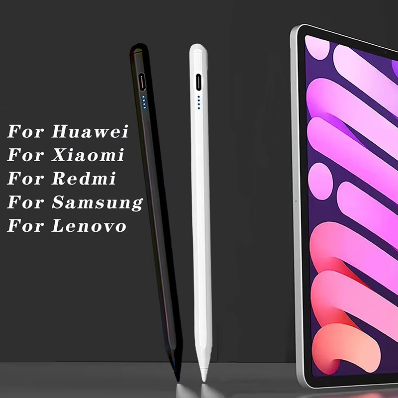 Tablet Pencil Accessories - ปากกาสไตลัสหน้าจอสัมผัสอเนกประสงค์ พร้อมแม่เหล็กดูดติด อุปกรณ์เสริมสำหรับแท็บเล็ต สำหรับ Huawei Xiaomi