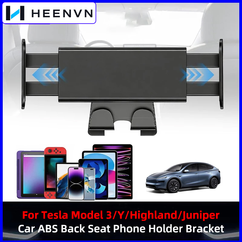 Tablet Accessories For Car - ที่ยึดแท็บเล็ตและโทรศัพท์มือถือสำหรับเบาะหลังรถยนต์ Heenvn สำหรับ Tesla Model 3,