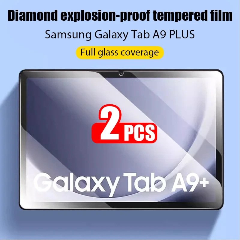 Samsung Tablet A9 Accessories - 2PCS HD Scratch Proof 11 นิ้วกระจกนิรภัยป้องกันหน้าจอสําหรับ