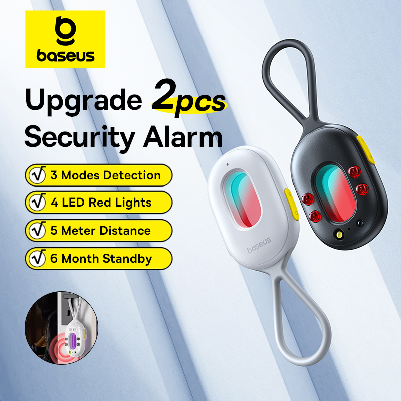 Accessories For Android Tablet - Baseus 2PCS Security Alarm Detector อัพเกรดเซ็นเซอร์ป้องกันเสียงสําหรับกล้องประตูหน้าต่าง