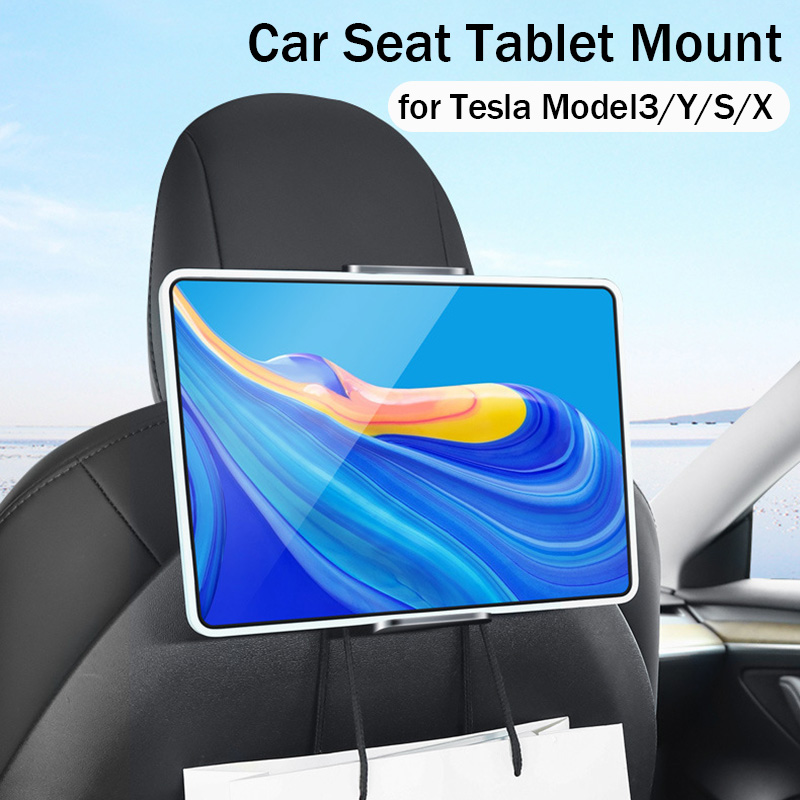 Tesla Tablet Accessories - ที่วางแท็บเล็ตเบาะหลัง ที่วางโทรศัพท์ ที่ยึด iPad สำหรับอุปกรณ์เสริม Tesla