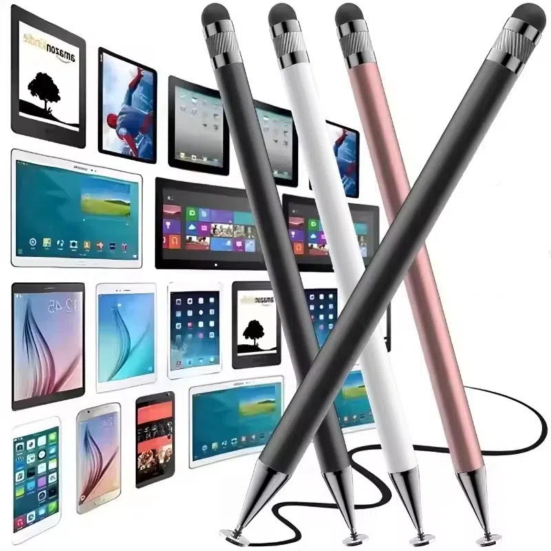 Tablet Pencil Accessories - ปากกาสไตลัส 2-in-1 ความไวแสงสูงดิสก์ปลายยางปลายดินสอสัมผัสเหมาะสำหรับแอปเปิ้ล ไอโฟน ไอแพด แอนดรอยด์