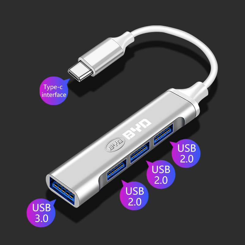 Usb Hub Type C - อะแดปเตอร์แปลง Type-C เป็น USB หลายพอร์ต ฮับกระจายสัญญาณ