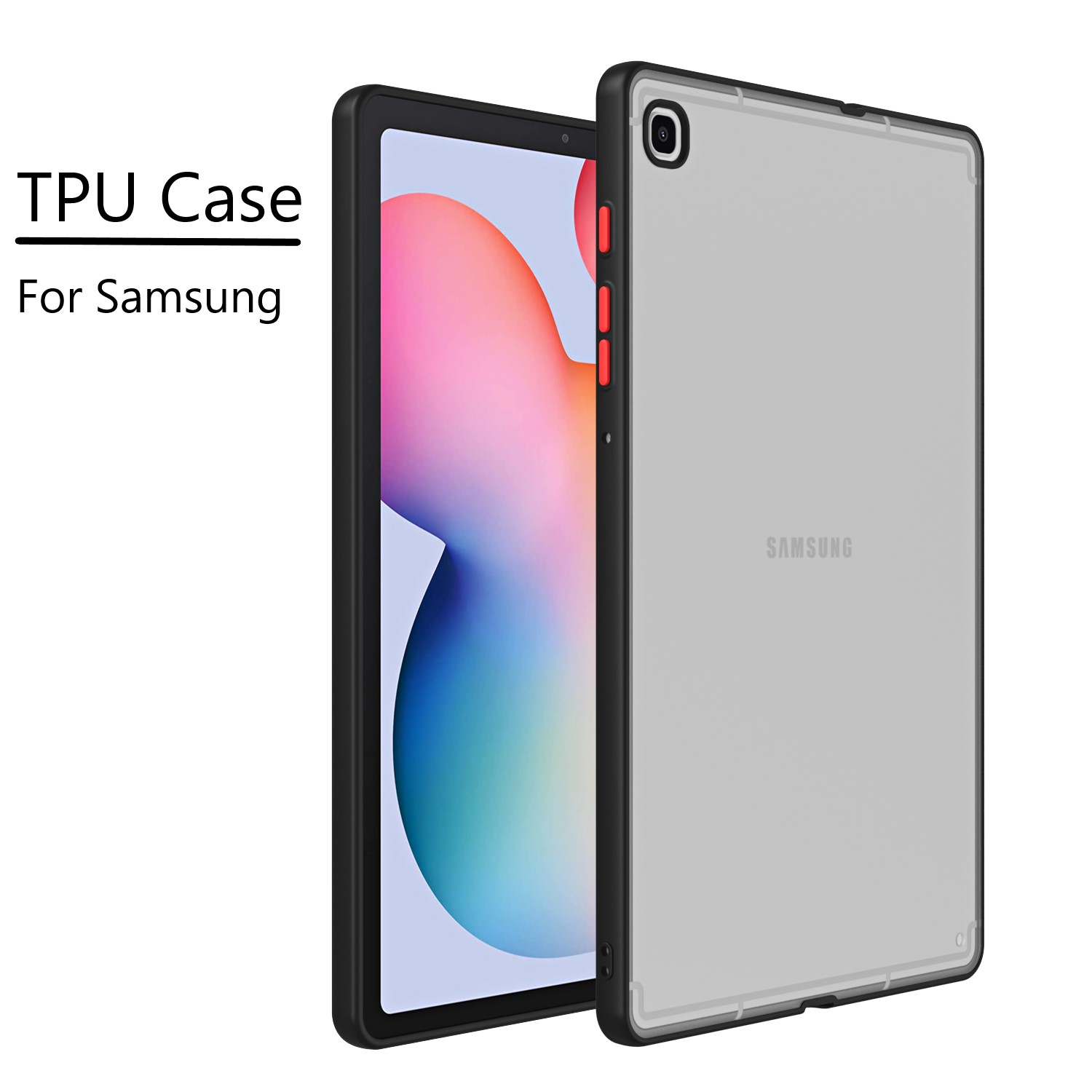 Samsung Tablet A9 Accessories - TPU Soft Back Case สําหรับ Samsung