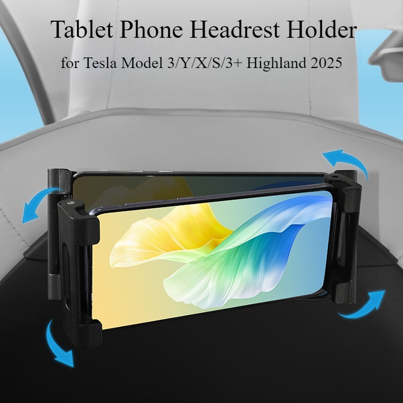 Tesla Tablet Accessories - ที่วางแท็บเล็ตโทรศัพท์สำหรับรถยนต์ Tesla Model 3/Y/X/S/3+ Highland 2025