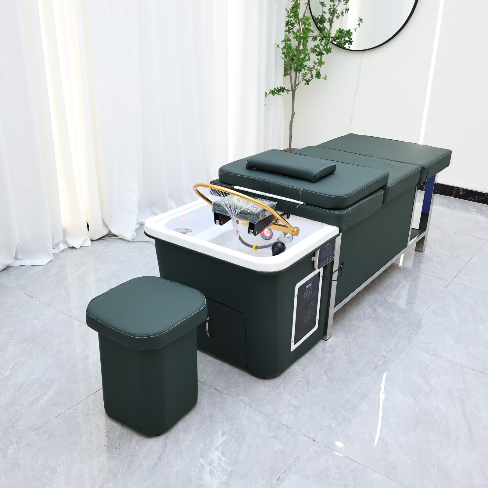 Massage Table Accessories Uk - เตียงสระผมนวดศีรษะพร้อมระบบทำความร้อนน้ำ, เตียงสระผมบำบัดศีรษะ, เตียงนวดแผนไทย, ขายส่งเฟอร์นิเจอร์ร้านเสริมสวย