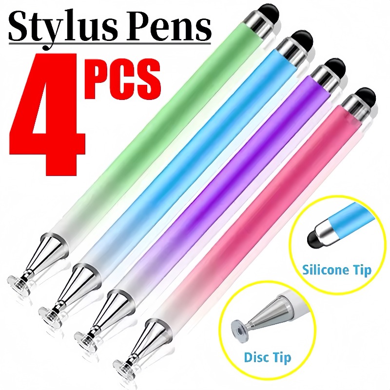 Tablet Pencil Accessories - ปากกาสไตลัสอเนกประสงค์ 2 in 1 สำหรับไอแพด แท็บเล็ต