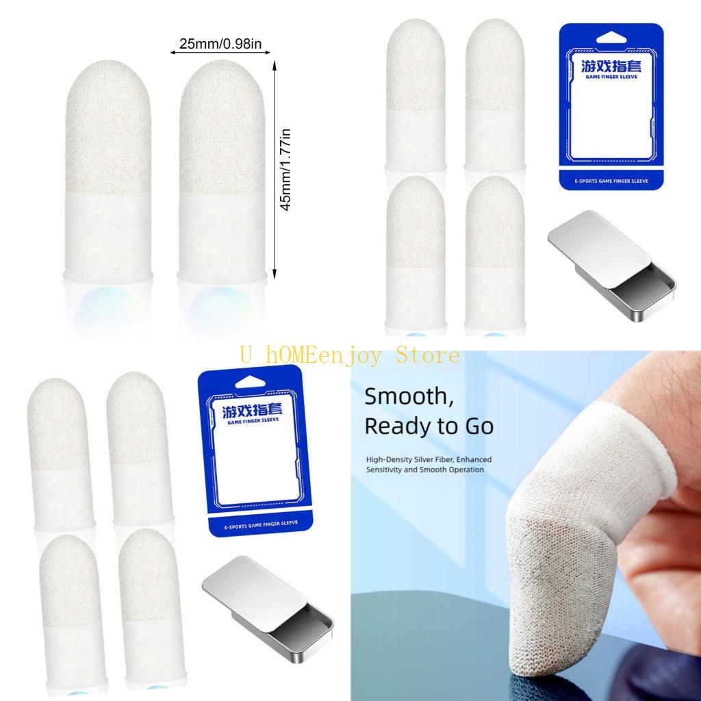 Tablet Accessories Kit - ปลอกสวมนิ้วสำหรับเล่นเกมบนมือถือ B0KF เพื่อการใช้ทักษะที่แม่นยำในการรบอันเข้มข้น