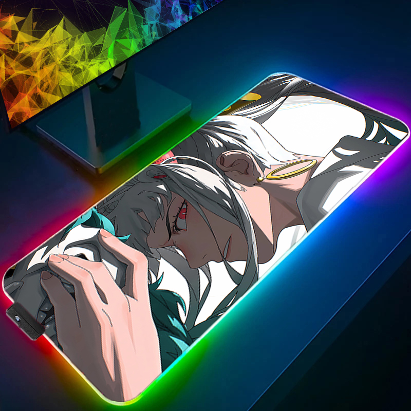 RGB LED Mouse Pad โต๊ะทํางาน O - Tablet Pc Accessories บทวิจารณ์และราคา