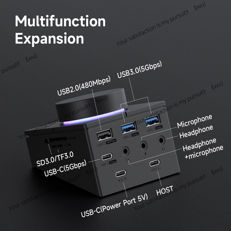 ฮับ USB C พร้อมปุ่มลัด แท่นเชื - Usb Hub Type C บทวิจารณ์และราคา