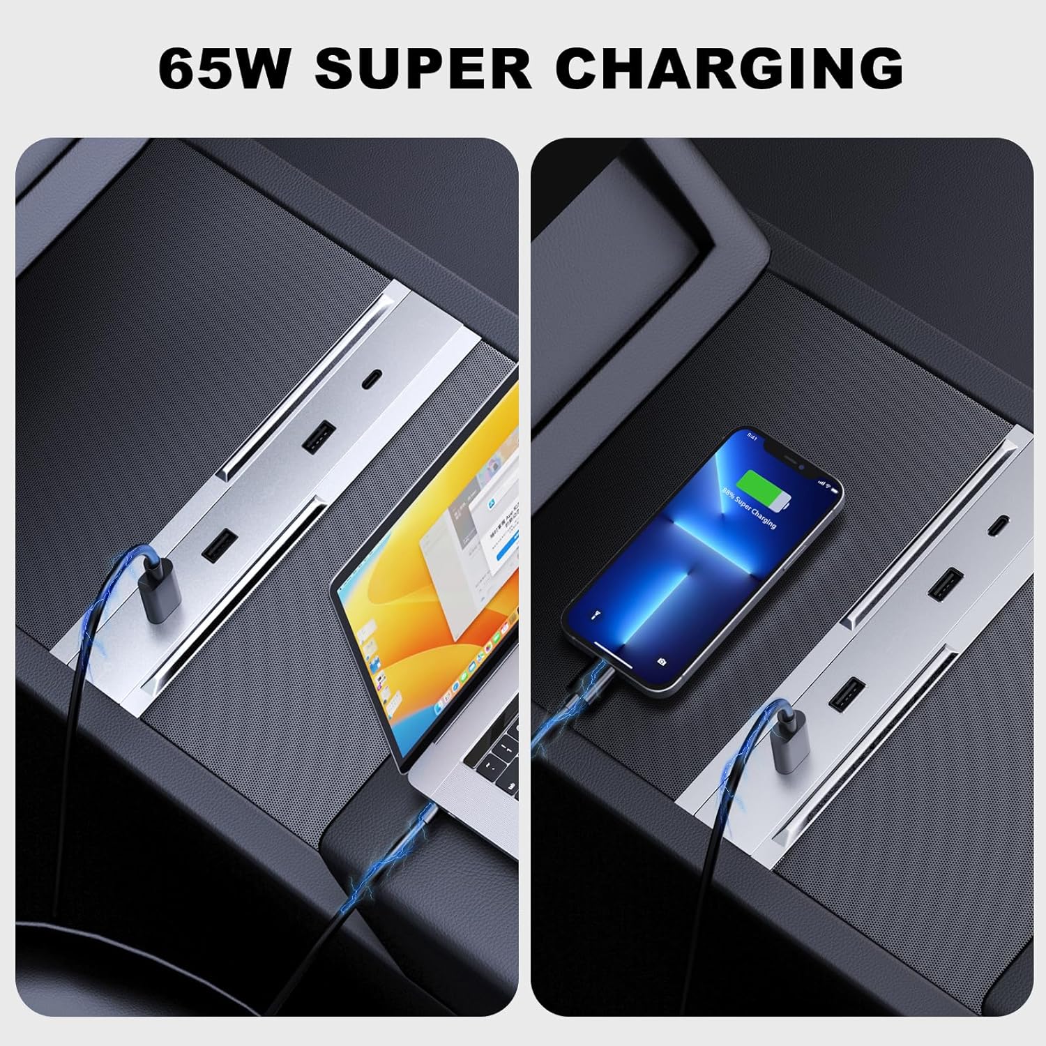 แท่นชาร์จเร็ว 27W-65W พร้อมฮับ - Usb Hub Type C บทวิจารณ์และราคา