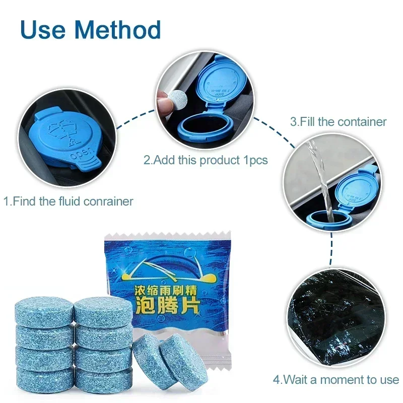 2/100 ชิ้น น้ำยาทำความสะอาดกระ - Tablet Accessories For Car บทวิจารณ์และราคา
