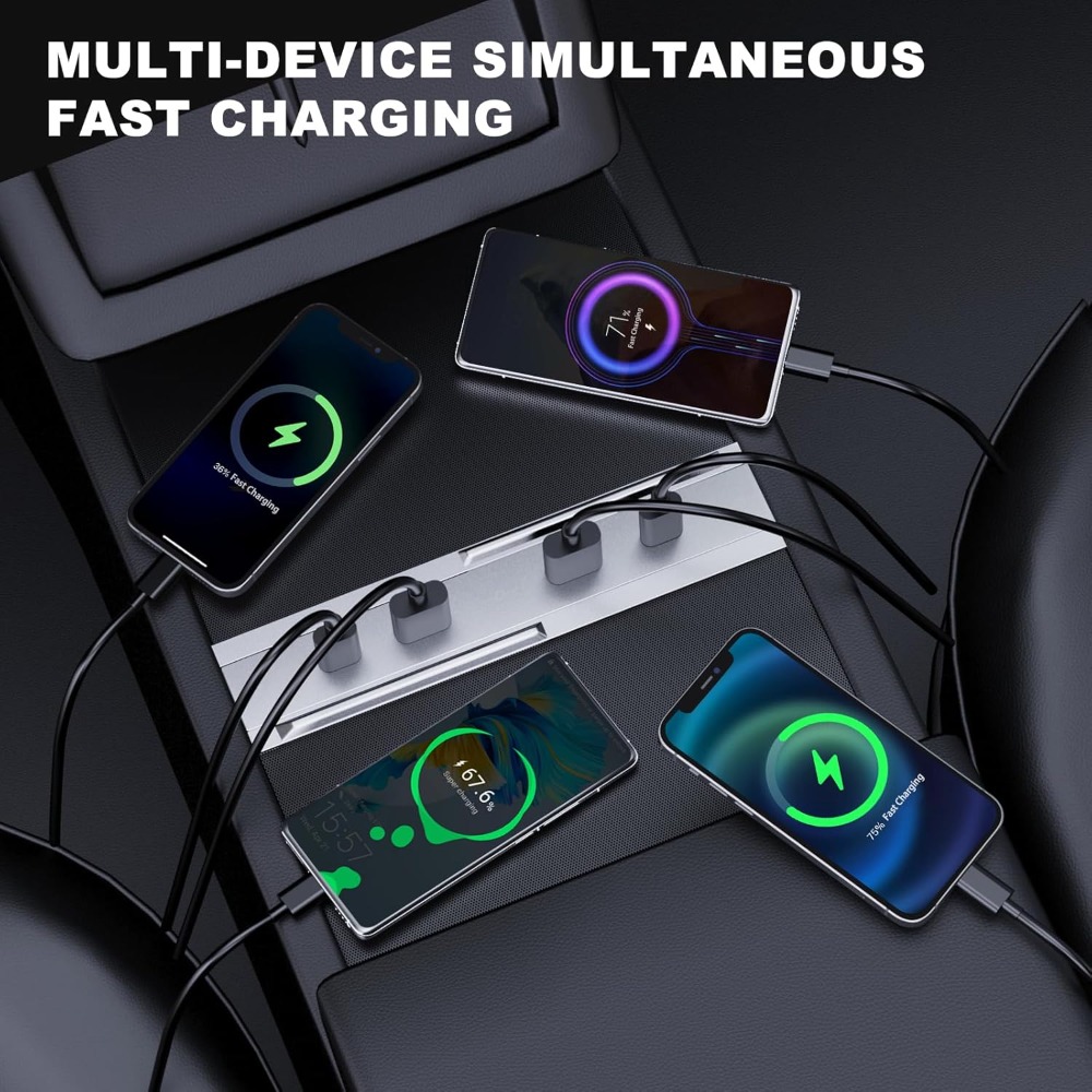 อุปกรณ์เสริมภายในรถยนต์สำหรับ  - Usb Hub Type C บทวิจารณ์และราคา