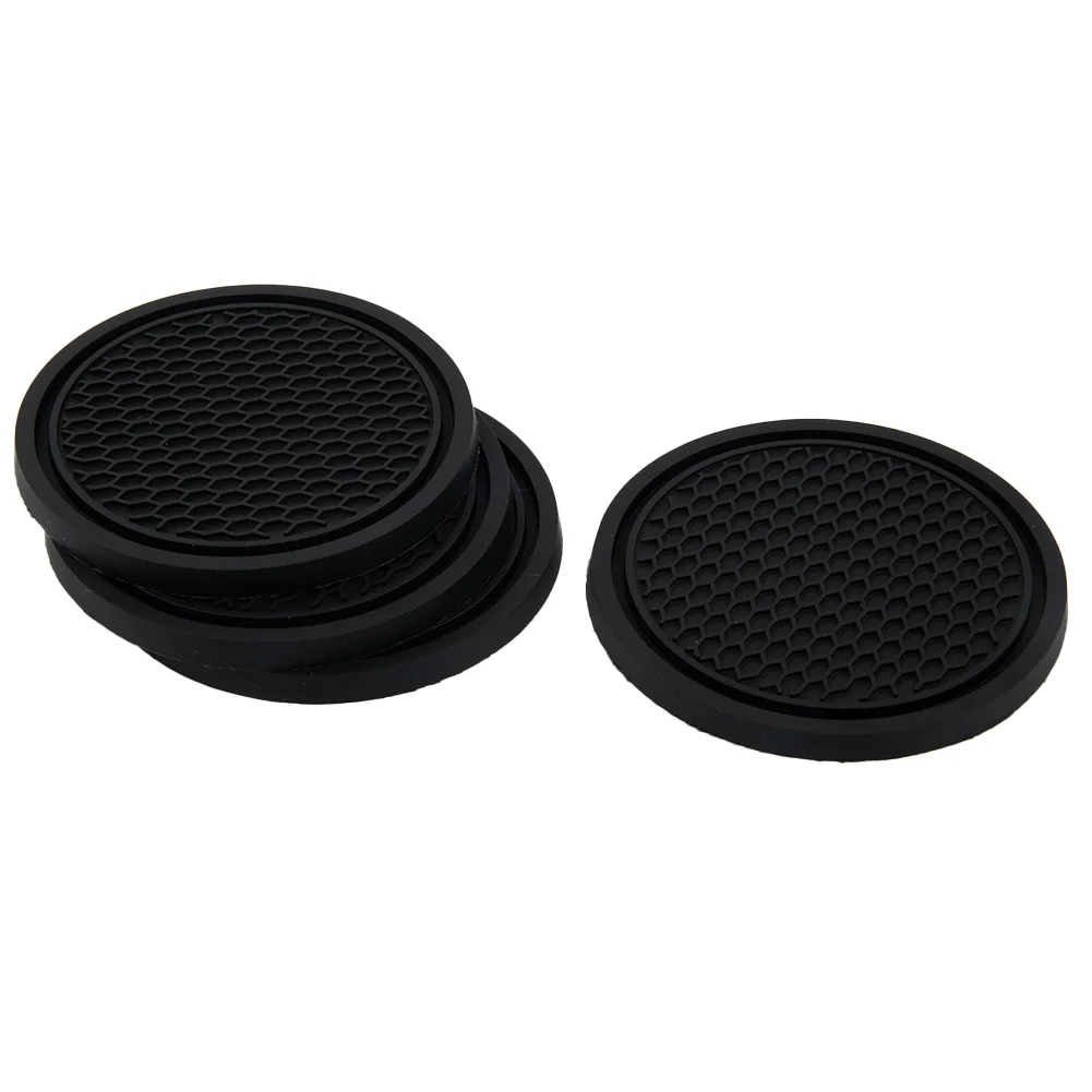 4pcs รถ Coaster ซิลิโคนกันลื่น - Tablet Accessories For Car บทวิจารณ์และราคา