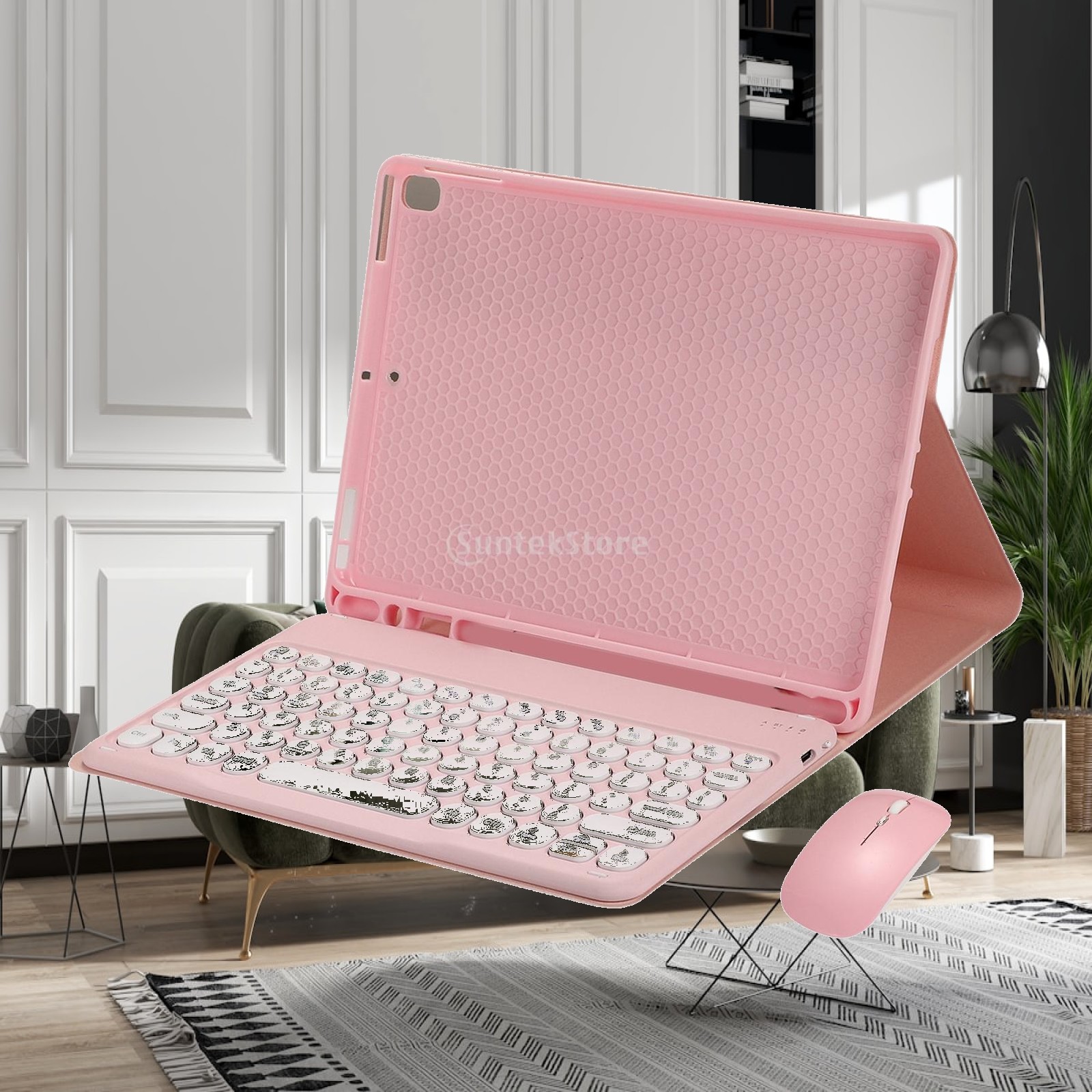 เคสพร้อมคีย์บอร์ดและเมาส์สำหรั - Samsung Tablet Keyboard Accessories บทวิจารณ์และราคา
