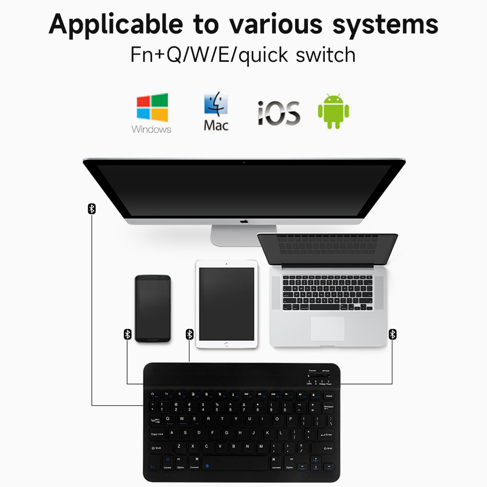 คีย์บอร์ดบลูทูธสำหรับ iOS Andr - Samsung Tablet Keyboard Accessories บทวิจารณ์และราคา