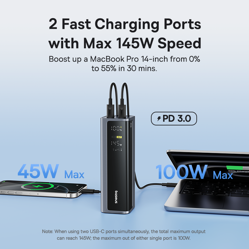 แบตสำรอง Baseus EnerGeek 145W  - Accessories For Android Tablet บทวิจารณ์และราคา
