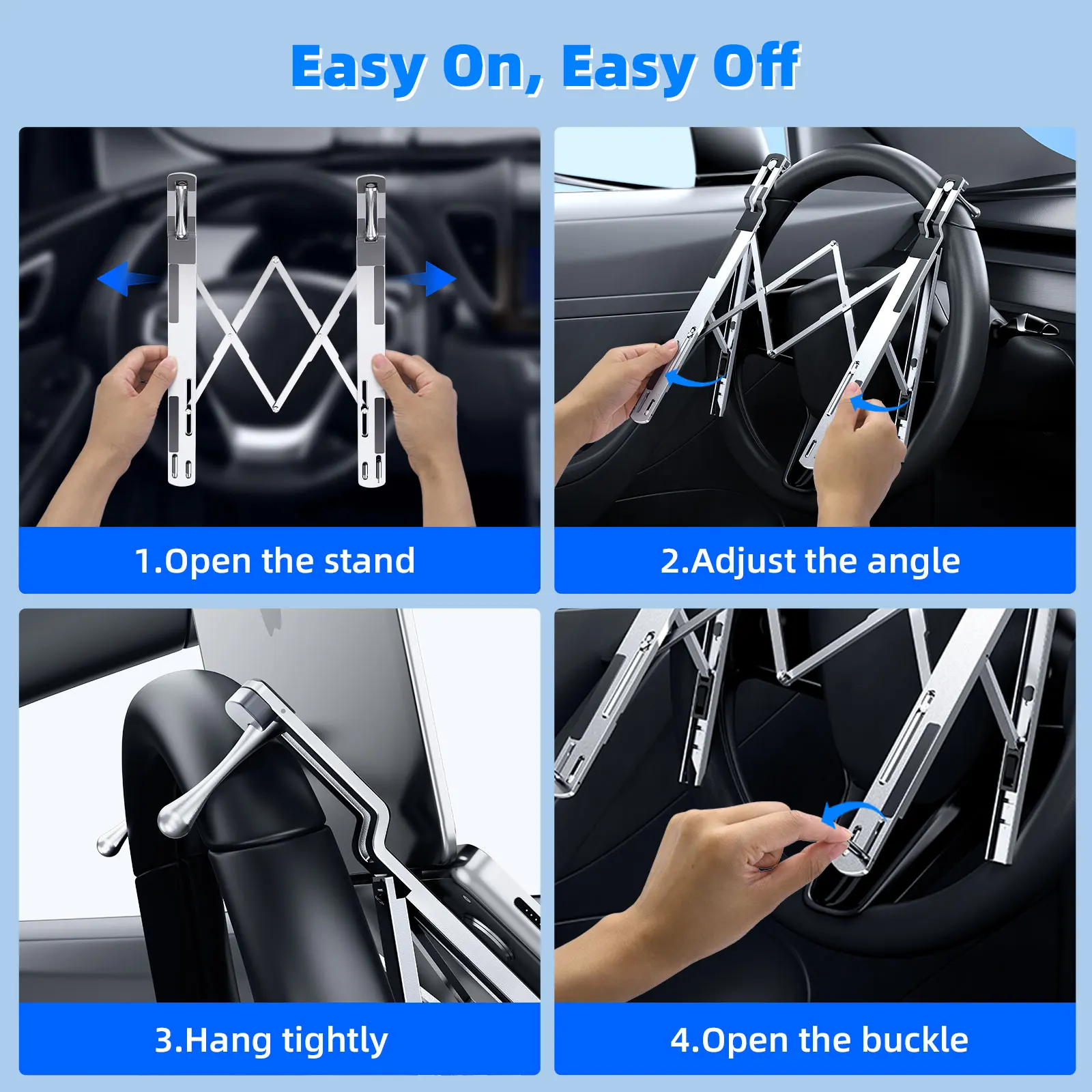 ที่ยึดแล็ปท็อปในรถยนต์แบบติดพว - Tesla Tablet Accessories บทวิจารณ์และราคา