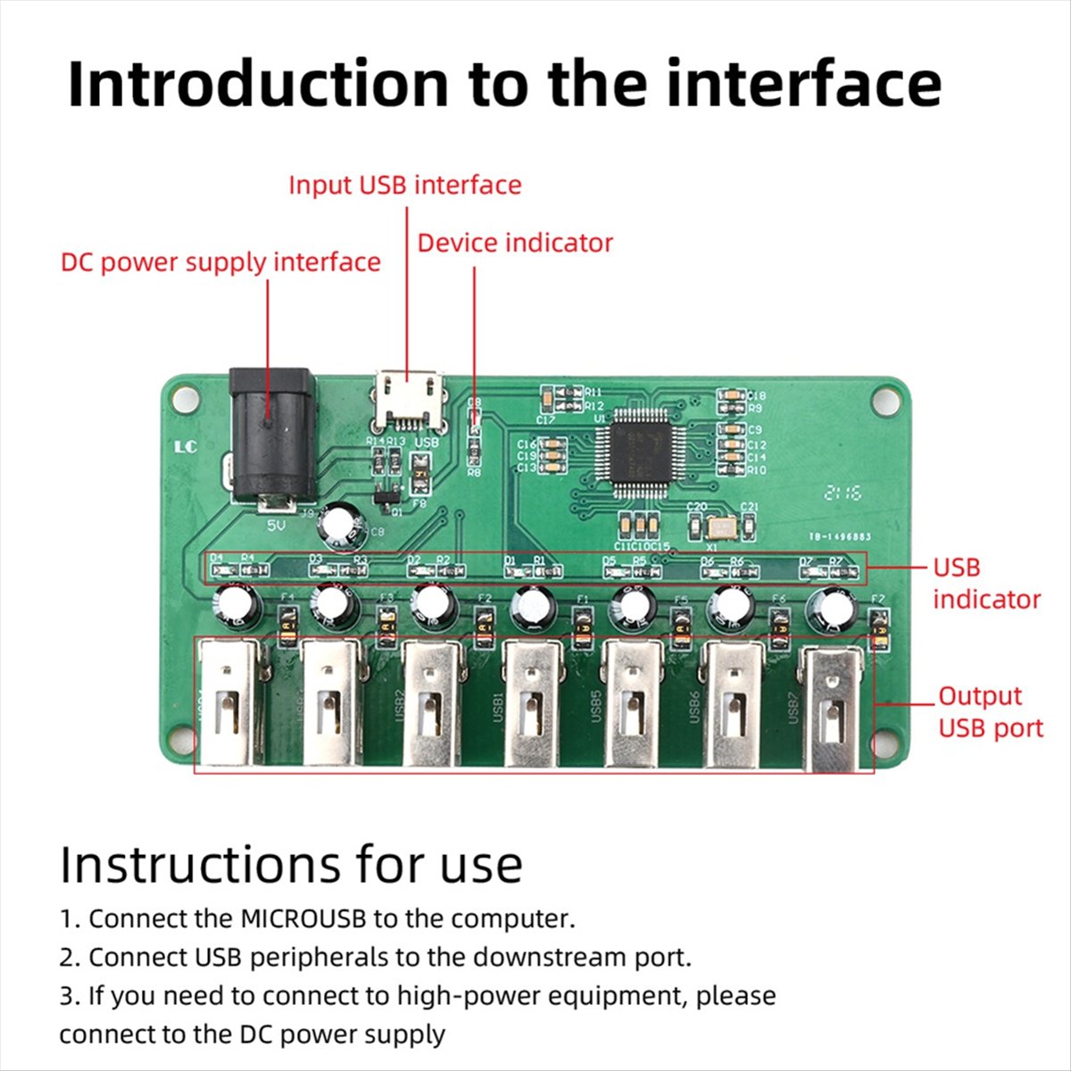 A85P DC5V Type-C USB 2.0 HUB โ - Usb Hub Type C บทวิจารณ์และราคา