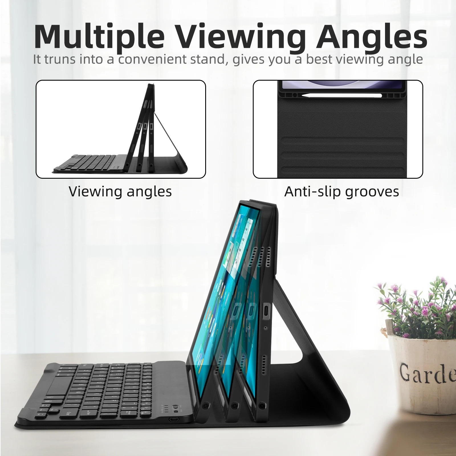 กรณีคีย์บอร์ดสําหรับ Samsung G - Samsung Tablet Keyboard Accessories บทวิจารณ์และราคา