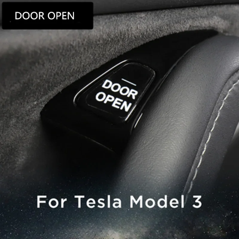 สติกเกอร์ปุ่มเปิดประตูรถเรืองแ - Tesla Tablet Accessories บทวิจารณ์และราคา