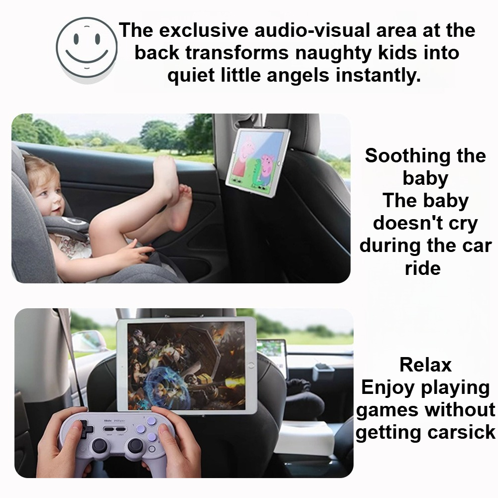 ที่วางแท็บเล็ตสำหรับเบาะหลังรถ - Tesla Tablet Accessories บทวิจารณ์และราคา