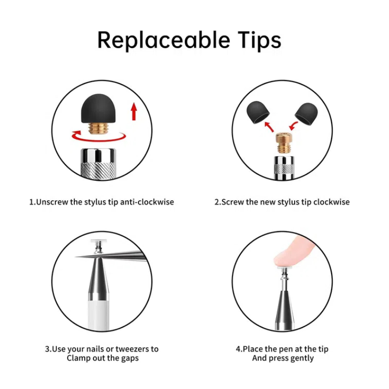 ปากกาสไตลัส 2-in-1 ความไวแสงสู - Tablet Pencil Accessories บทวิจารณ์และราคา