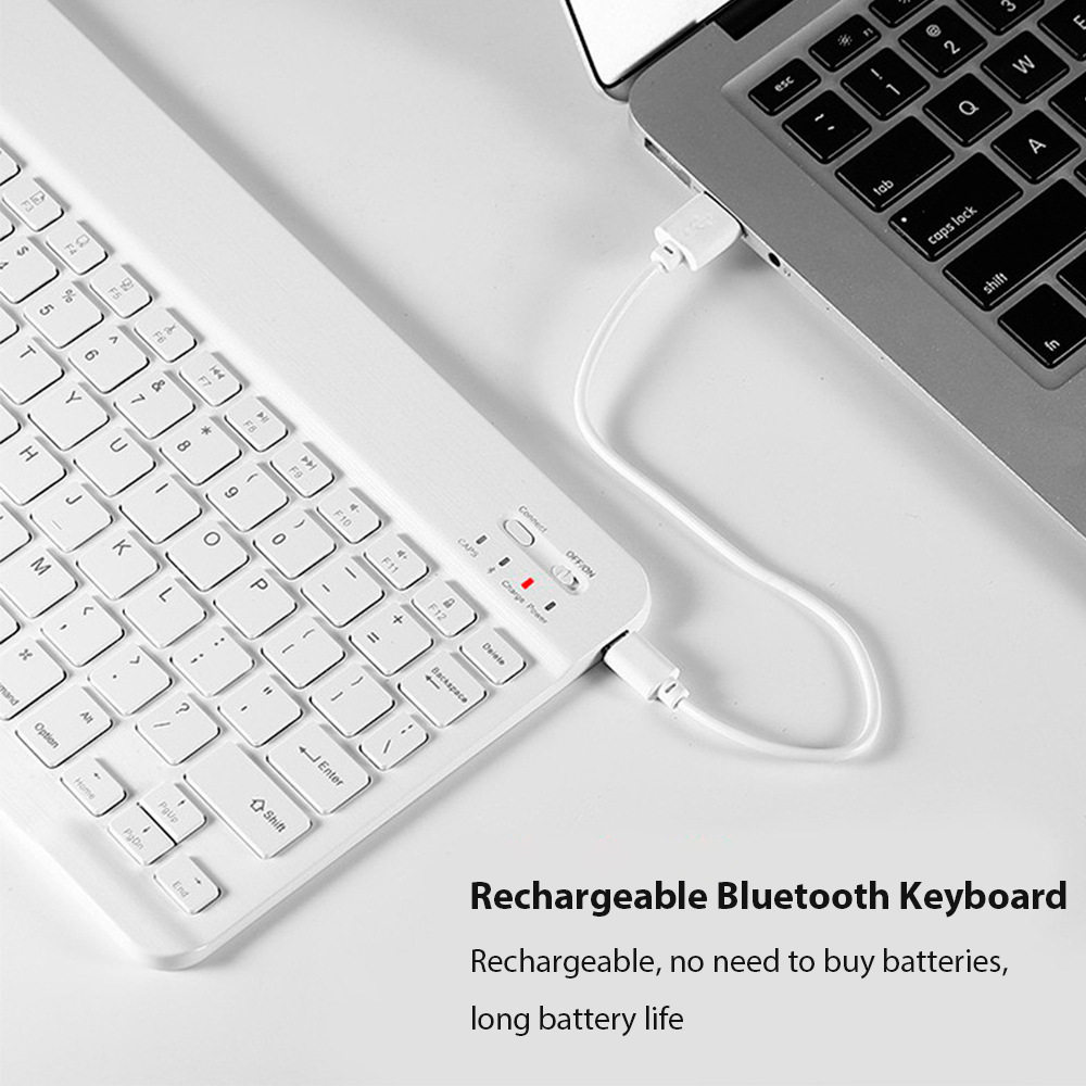 คีย์บอร์ดไร้สาย Bluetooth โทรศ - Tablet Pc Accessories บทวิจารณ์และราคา