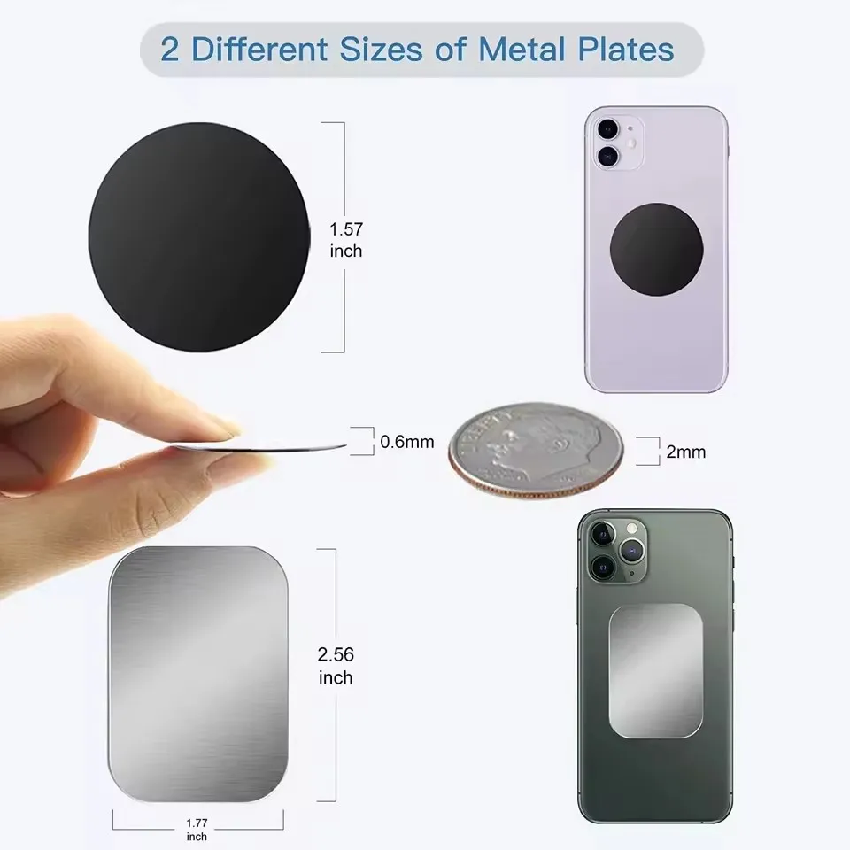 แผ่นโลหะแม่เหล็กบางสำหรับที่วา - Tablet Accessories For Car บทวิจารณ์และราคา