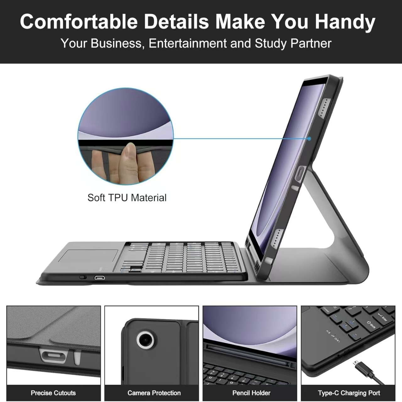 เคสสำหรับ Samsung Galaxy Tab A - Samsung Tablet Keyboard Accessories บทวิจารณ์และราคา