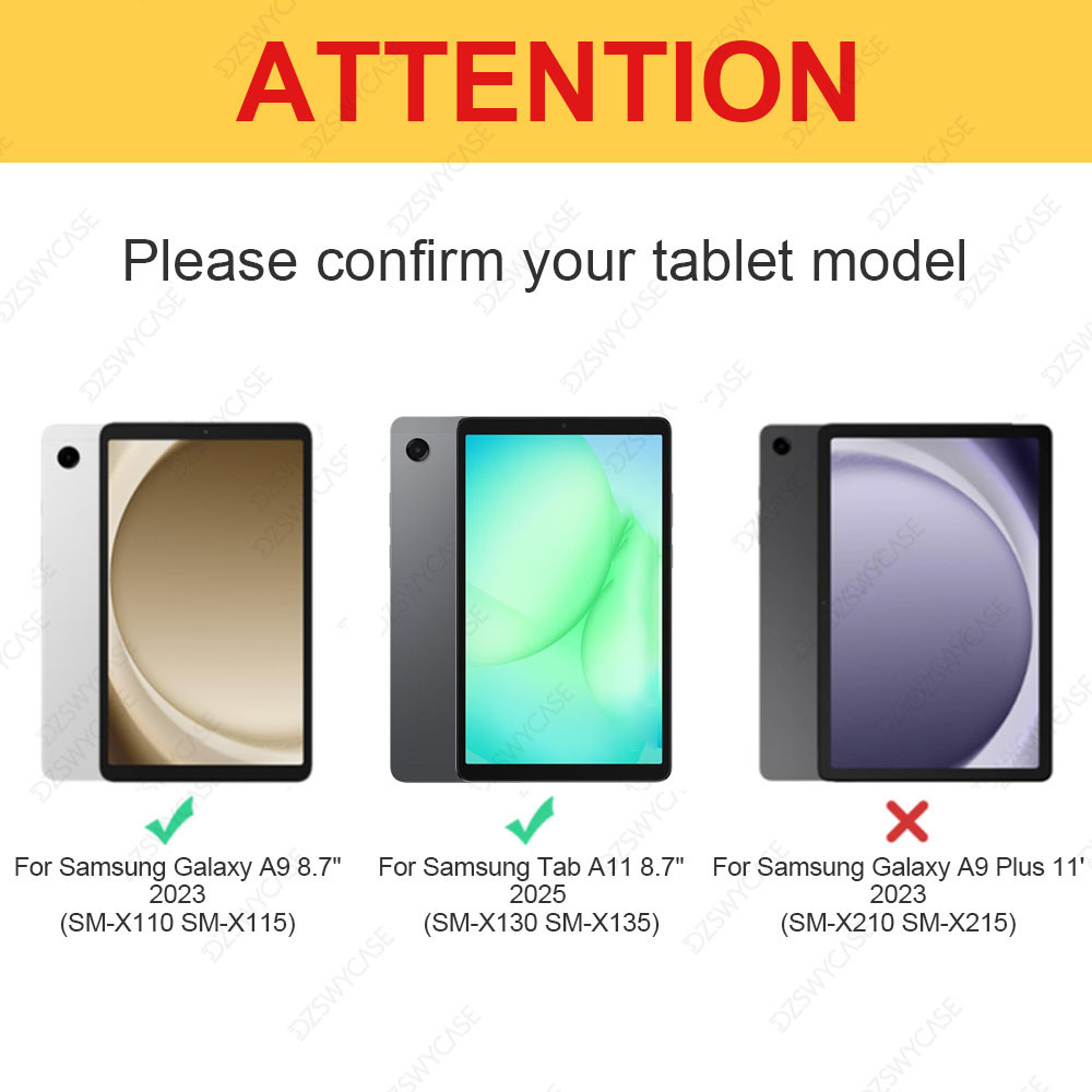เคสซิลิโคนสำหรับ Samsung Galax - Samsung Tablet A9 Accessories บทวิจารณ์และราคา
