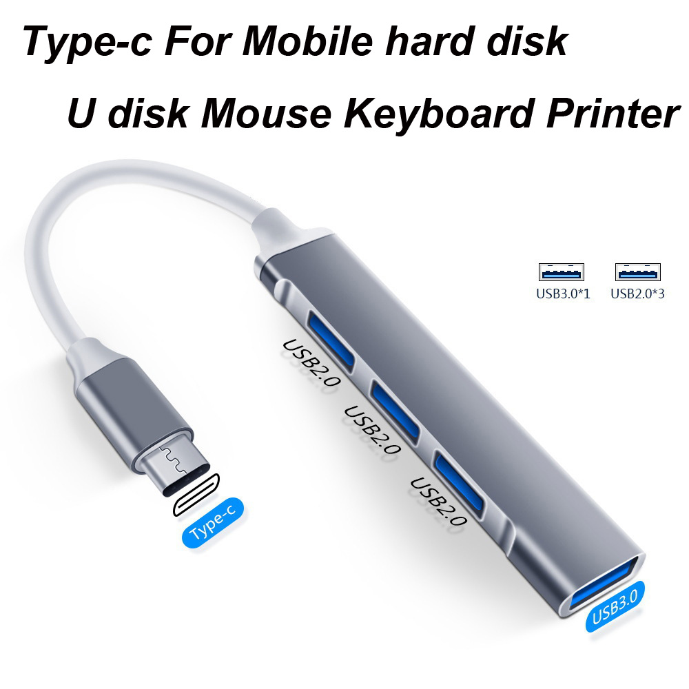ฮับ USB 3.0 TYPE-C 3.1 4 พอร์ต - Usb Hub Type C บทวิจารณ์และราคา