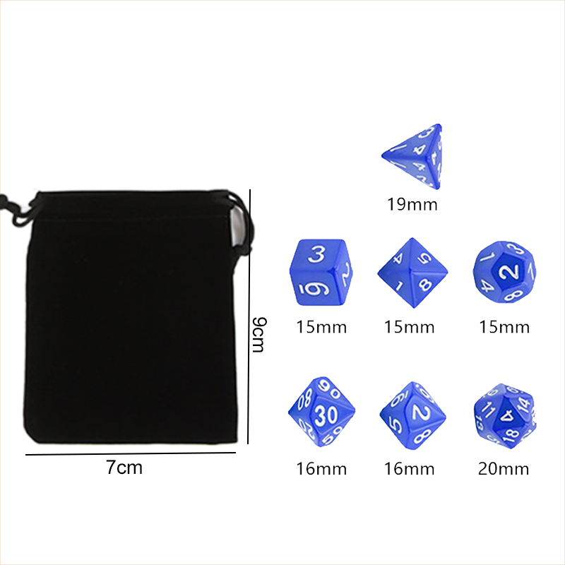 ชุดลูกเต๋าโพลีเฮดรอลิก 7 ชิ้นพ - Tablet Accessories Kit บทวิจารณ์และราคา