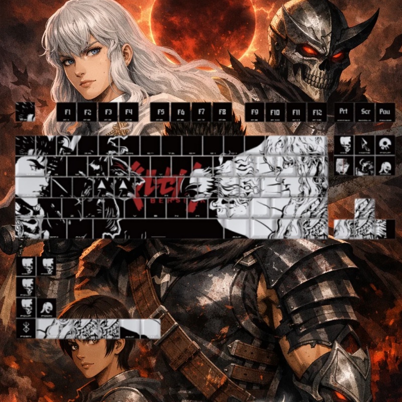 ธีม BERSERK อะนิเมะคีย์แคป 98  - Tablet Pc Accessories บทวิจารณ์และราคา
