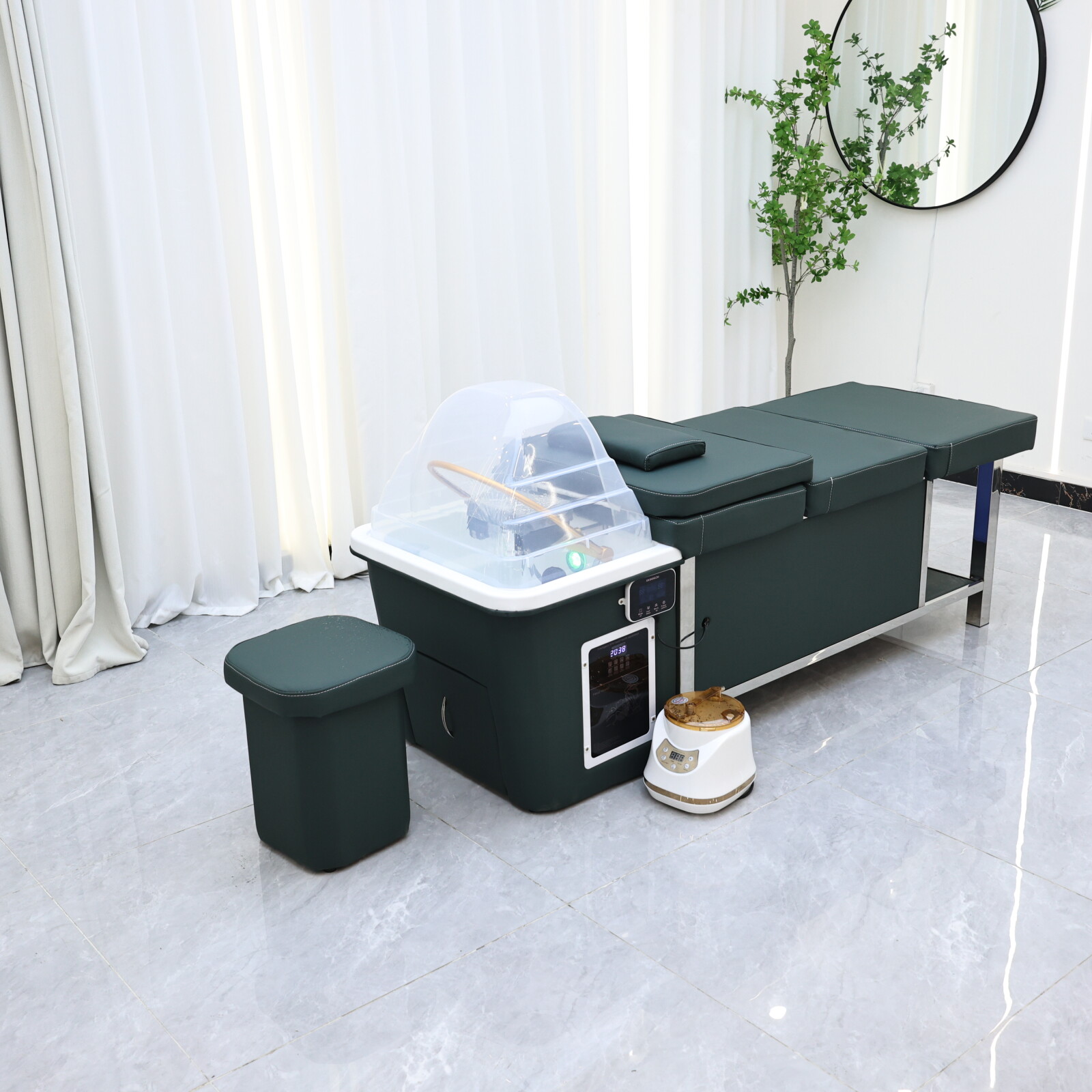 เตียงสระผมนวดศีรษะพร้อมระบบทำค - Massage Table Accessories Uk บทวิจารณ์และราคา