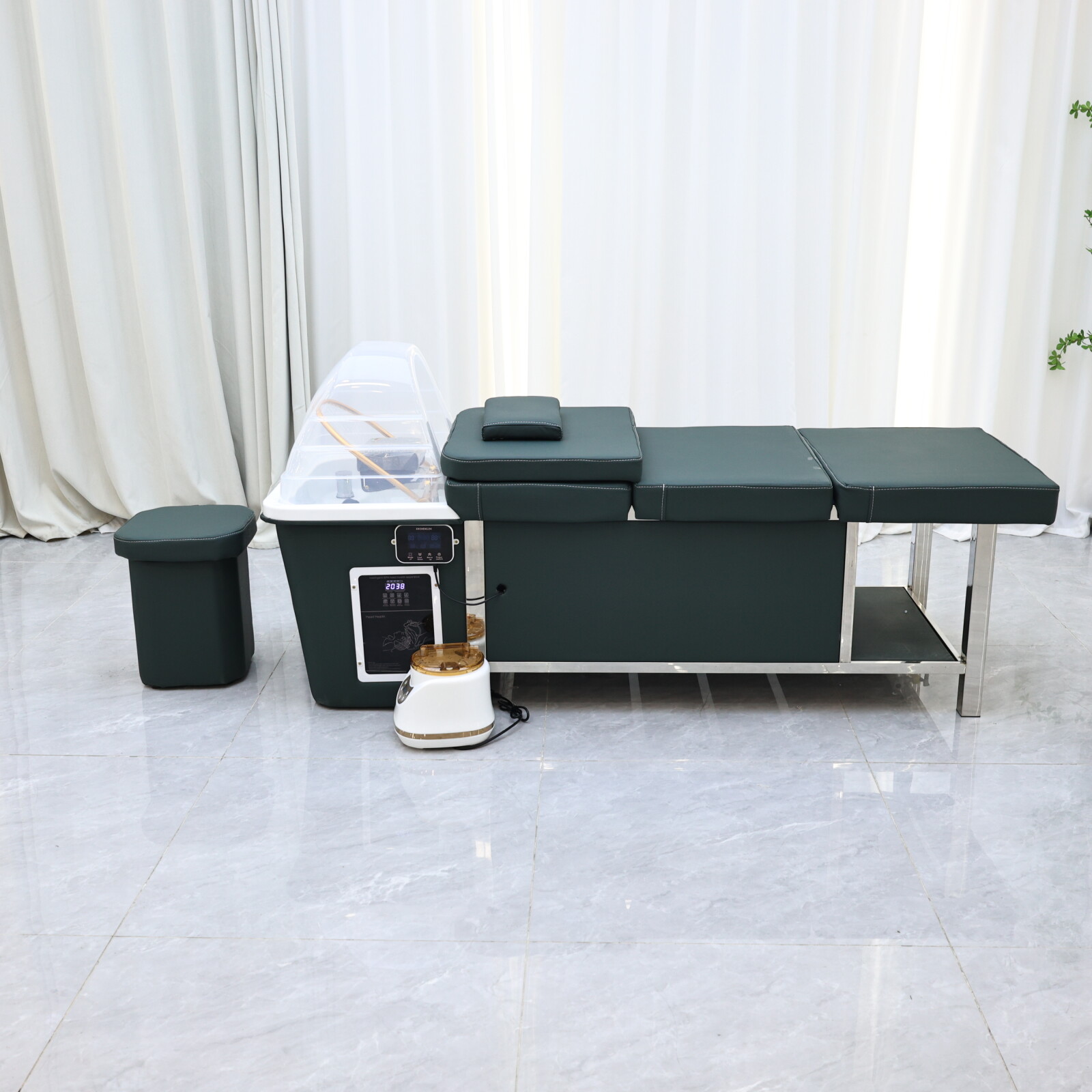 เตียงสระผมนวดศีรษะพร้อมระบบทำค - Massage Table Accessories Uk บทวิจารณ์และราคา