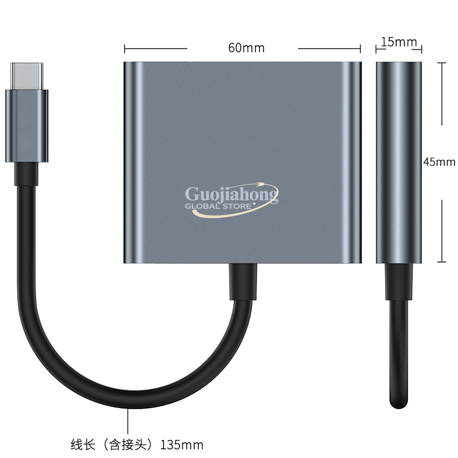 อะแดปเตอร์แปลง USB-C เป็น HD แ - Usb Hub Type C บทวิจารณ์และราคา