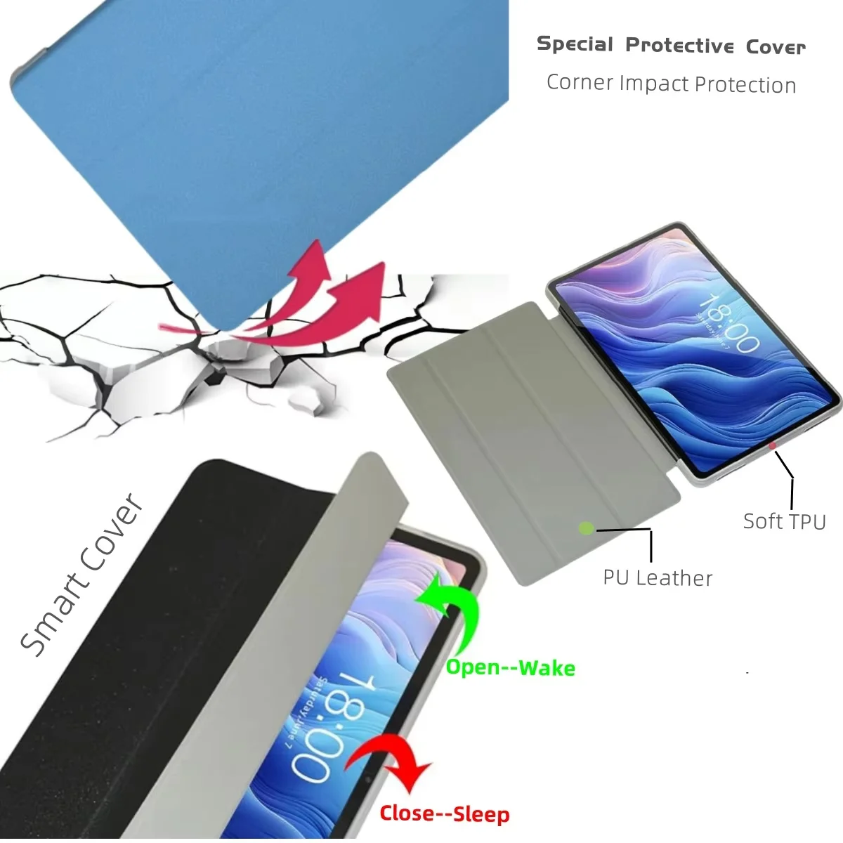 เคสอัจฉริยะสำหรับแท็บเล็ต Tecl - Teclast Tablet Accessories บทวิจารณ์และราคา