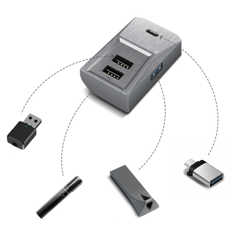แท่นวางสำหรับกล่องถุงมือรถยนต์ - Usb Hub Type C บทวิจารณ์และราคา